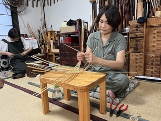 竹工芸教室 田辺竹雲斎